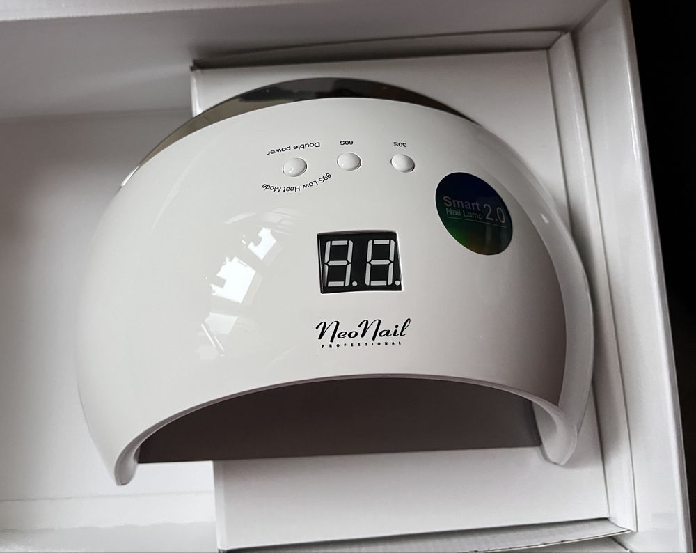 NEONAIL Zestaw NOWY do hybryd paznokci manicure + lampa UV