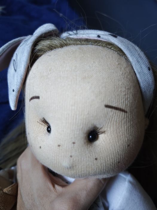 Lalka materiałowa Lullu dolls z misiem