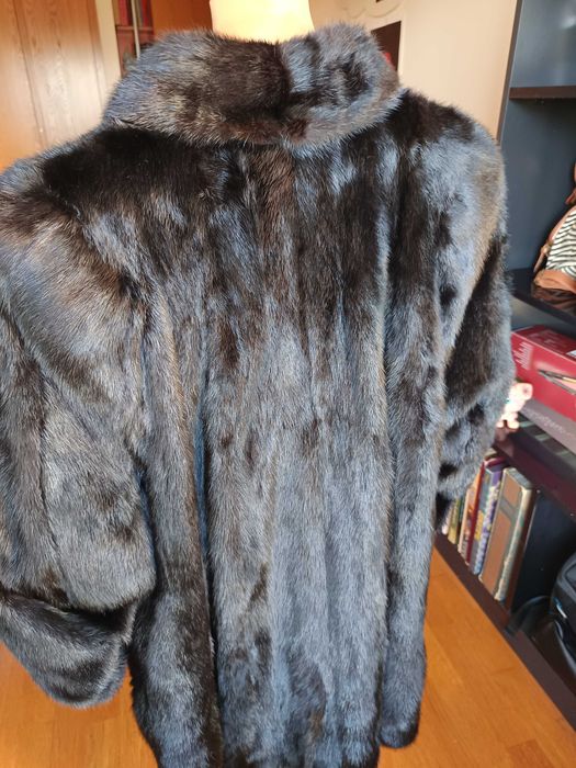 Casaco Vison Preto Impecável