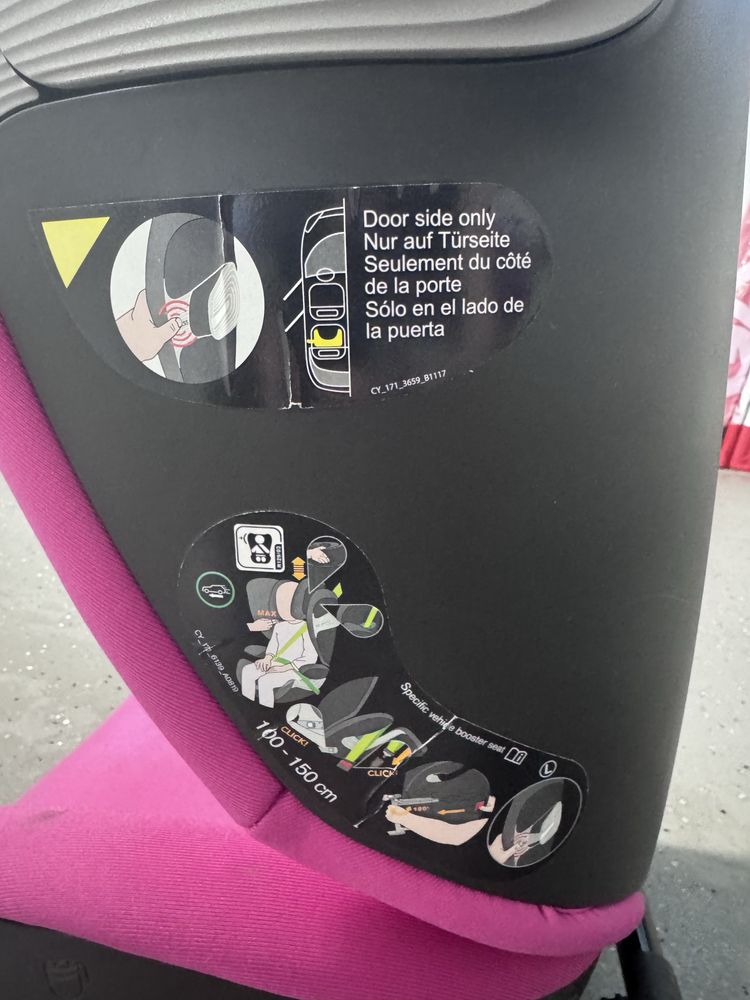 Fotelik Cybex Solution S I-FIX  stan bdb  Wroclaw