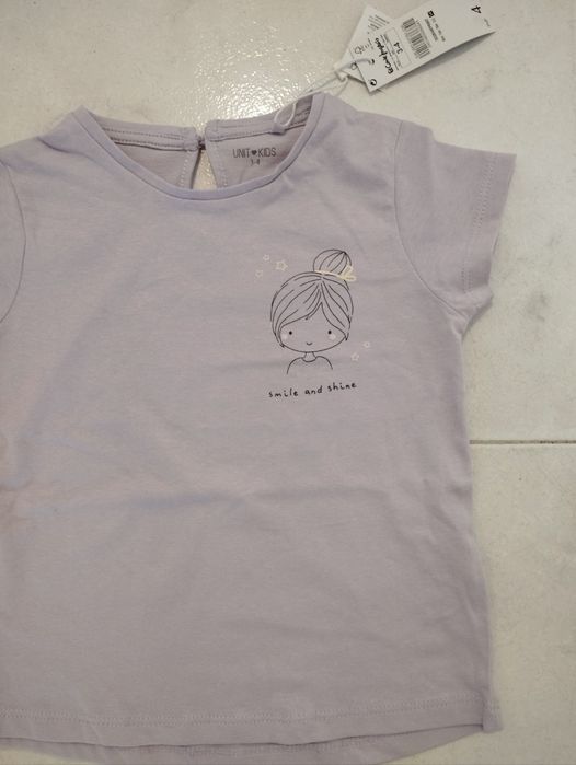 T-shirt Lilás Nova da Unit Kids