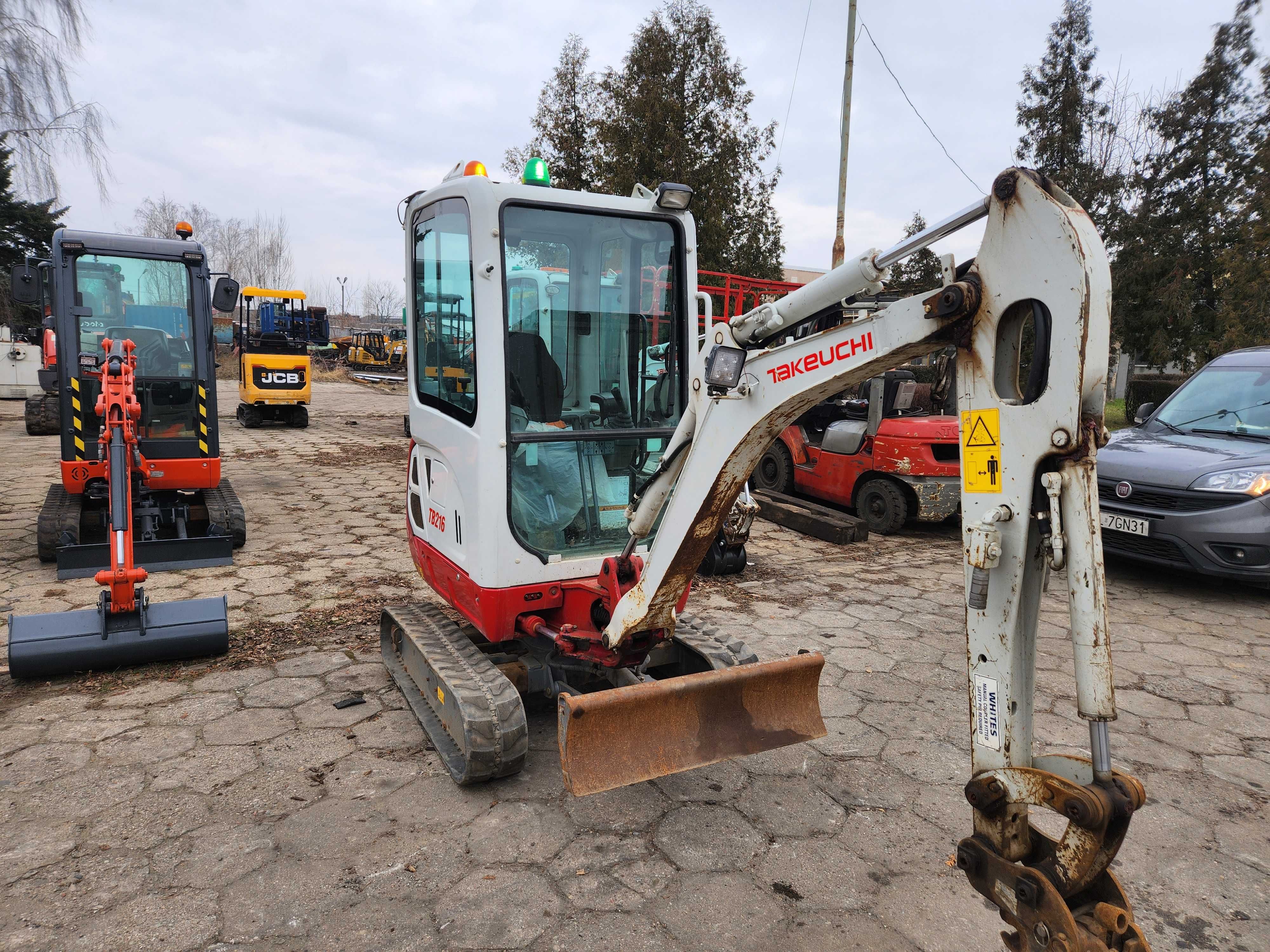 minikoparka mini koparka takeuchi tb 216 jcb yanmar kubota rozsuwane