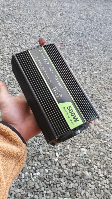 Greencell Inwerter 12V na 230V 500/1000W INV03DE