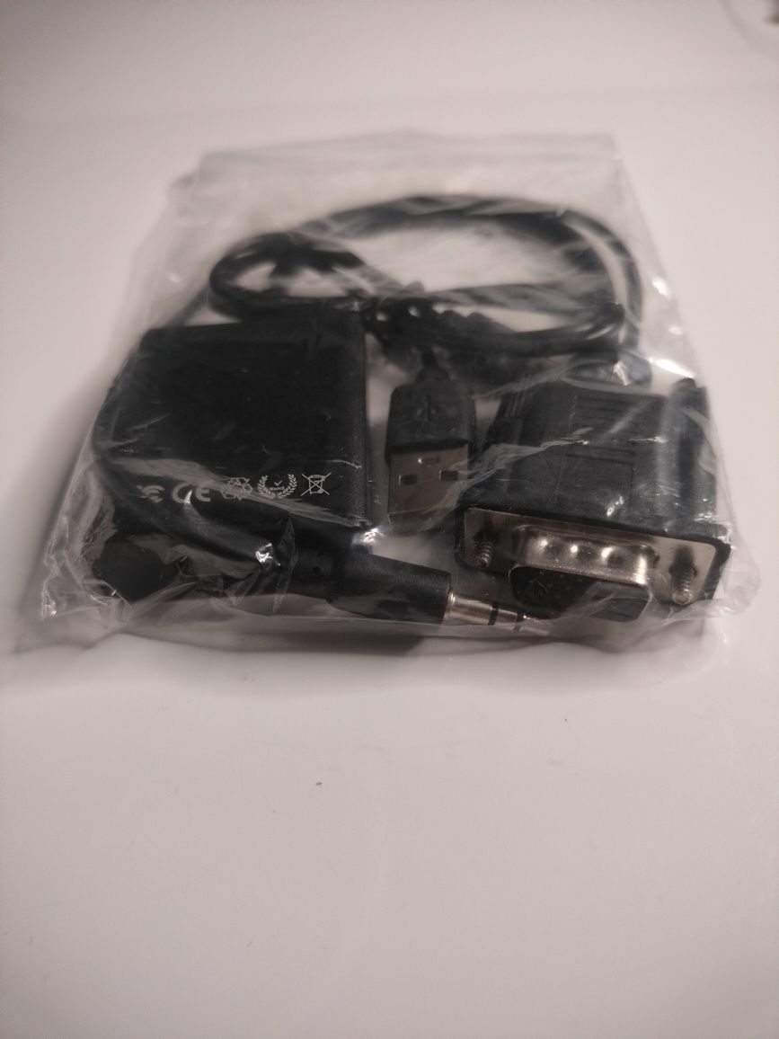 Adapter/konwerter USB-C do VGA + Audio