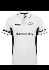 Polo desportivo bordado Mercedes AMG