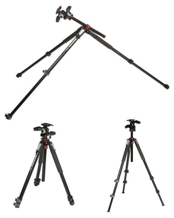 Штатив Manfrotto MT055XPRO3 з 3D головкою XPro 3-Way комплект