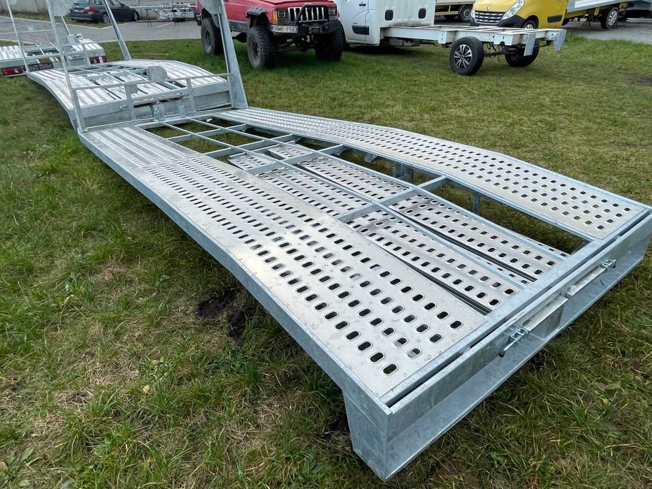 Najazd Autolaweta zabudowa 5m Nowa Aluminium Ducato Boxer Jumper Maxi