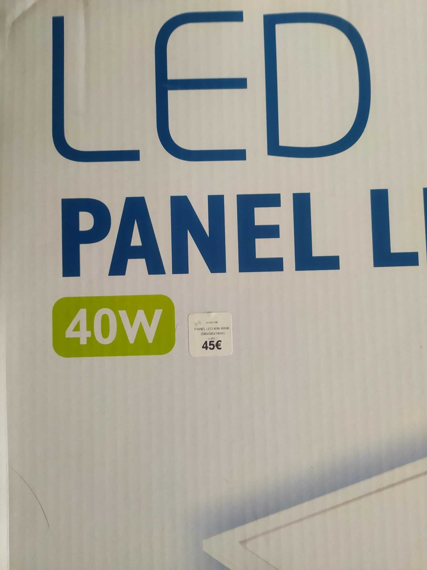 Painel led 40w - NOVO - Aigostar - White aluminium - 200-240v/50Hz