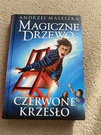 Książka Magiczne  drzewo Czerwone krzeslo