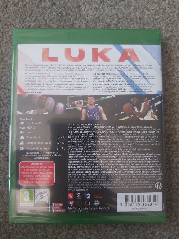 NBA 2K22 NOWA xbox one
