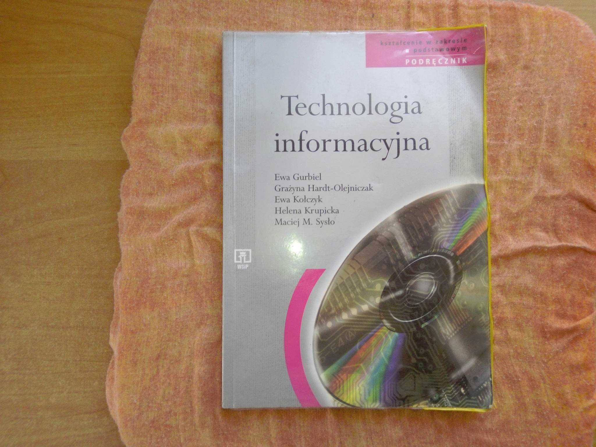 Technologia informacyjna Informatyka Płyta CD Gurbiel Kołczyk WSiP