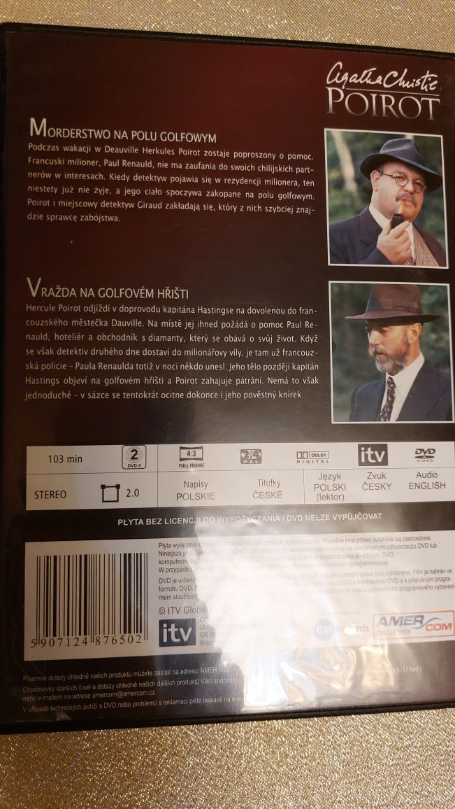 Film płyta DVD Herkules Poirot 25 Aghata Christie