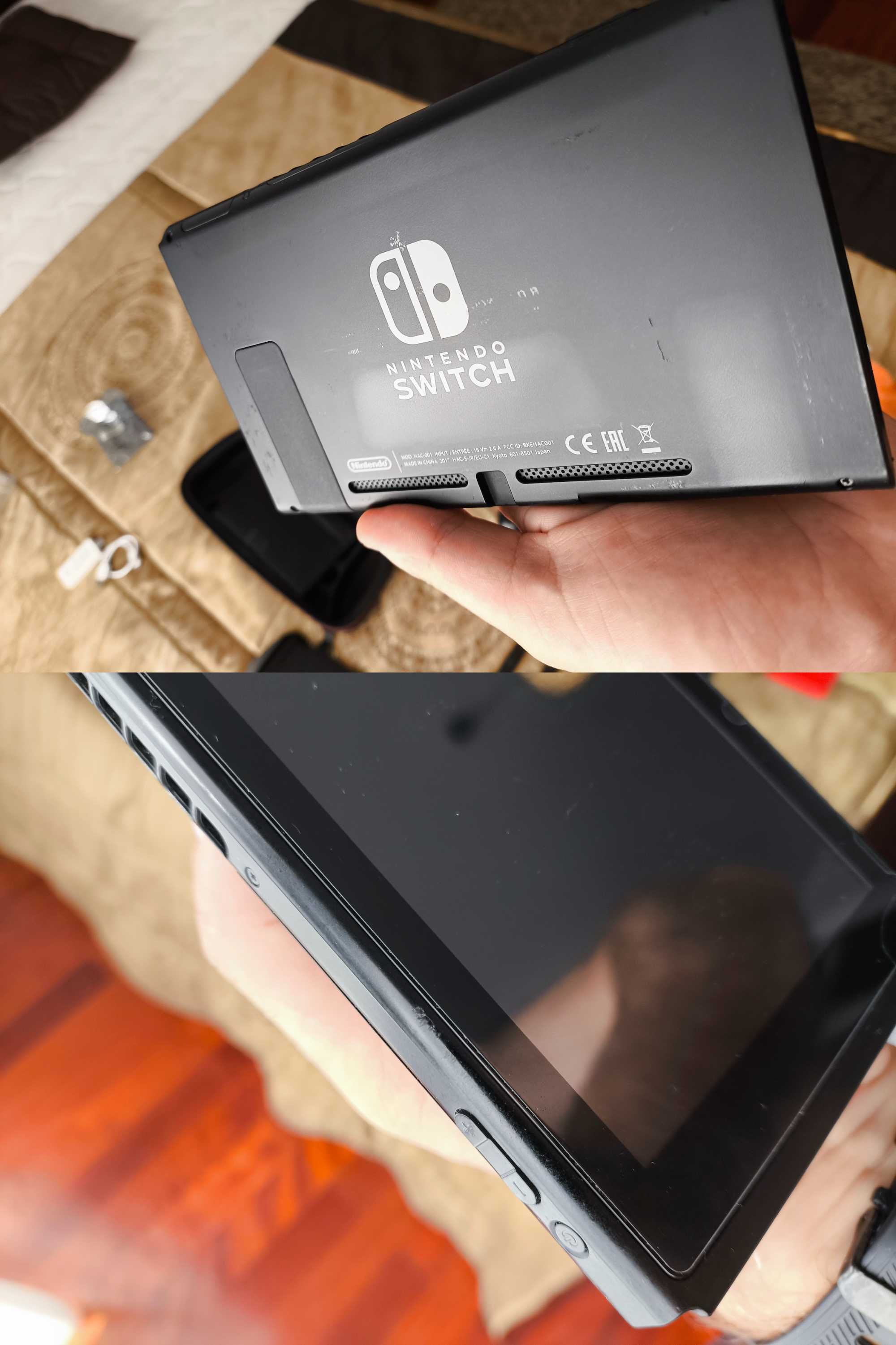 OG Nintendo Switch Desbloqueada (por RCM Jig) - Black JoyCon