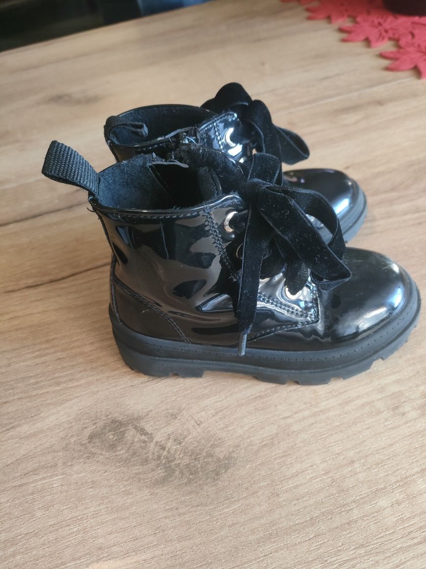 Czarne botki h&m 23