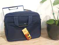 Torba na Laptopa 15 cali Teczka na Dokumenty Nowa Granatowa