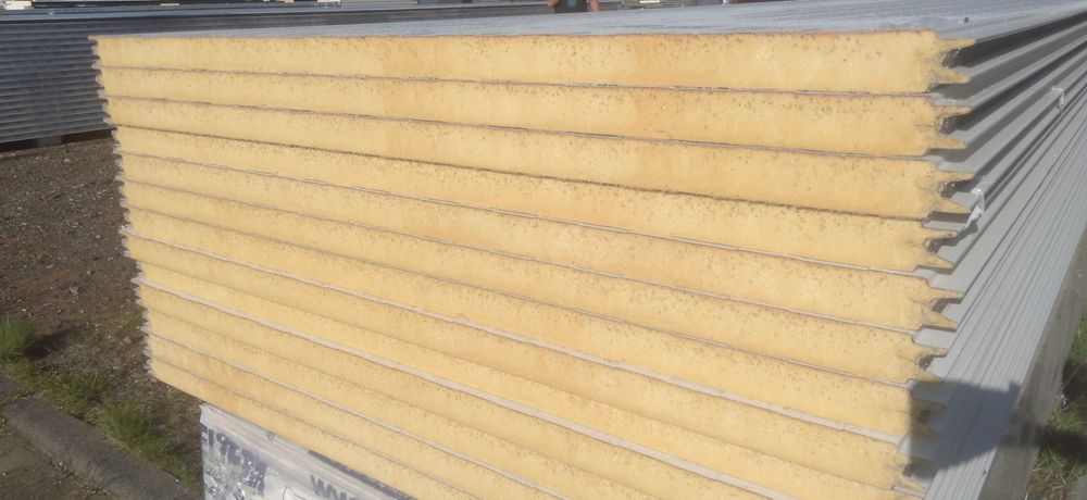 Płyta warstwowa ścienna pianka PIR gr.40 , 60 , 80, 100, 120 mm