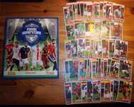 Tesco Panini Superstars album + pełna kolekcja 60 kart