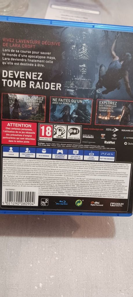 Gra Tomb Raider ps4
