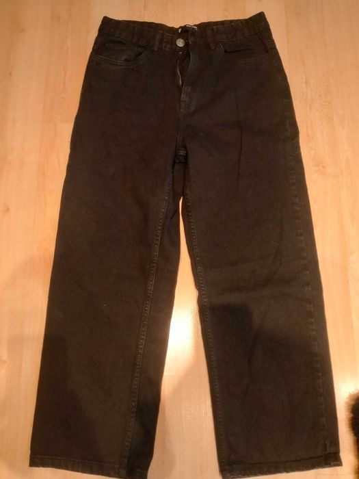 Spodnie jeansowe czarne rozmiar 164