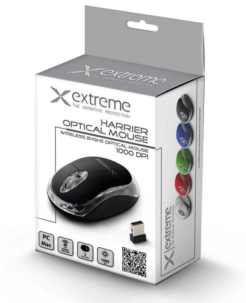 Mysz bezprzewodowa Extreme XM105W RF Nano kolor: czarny