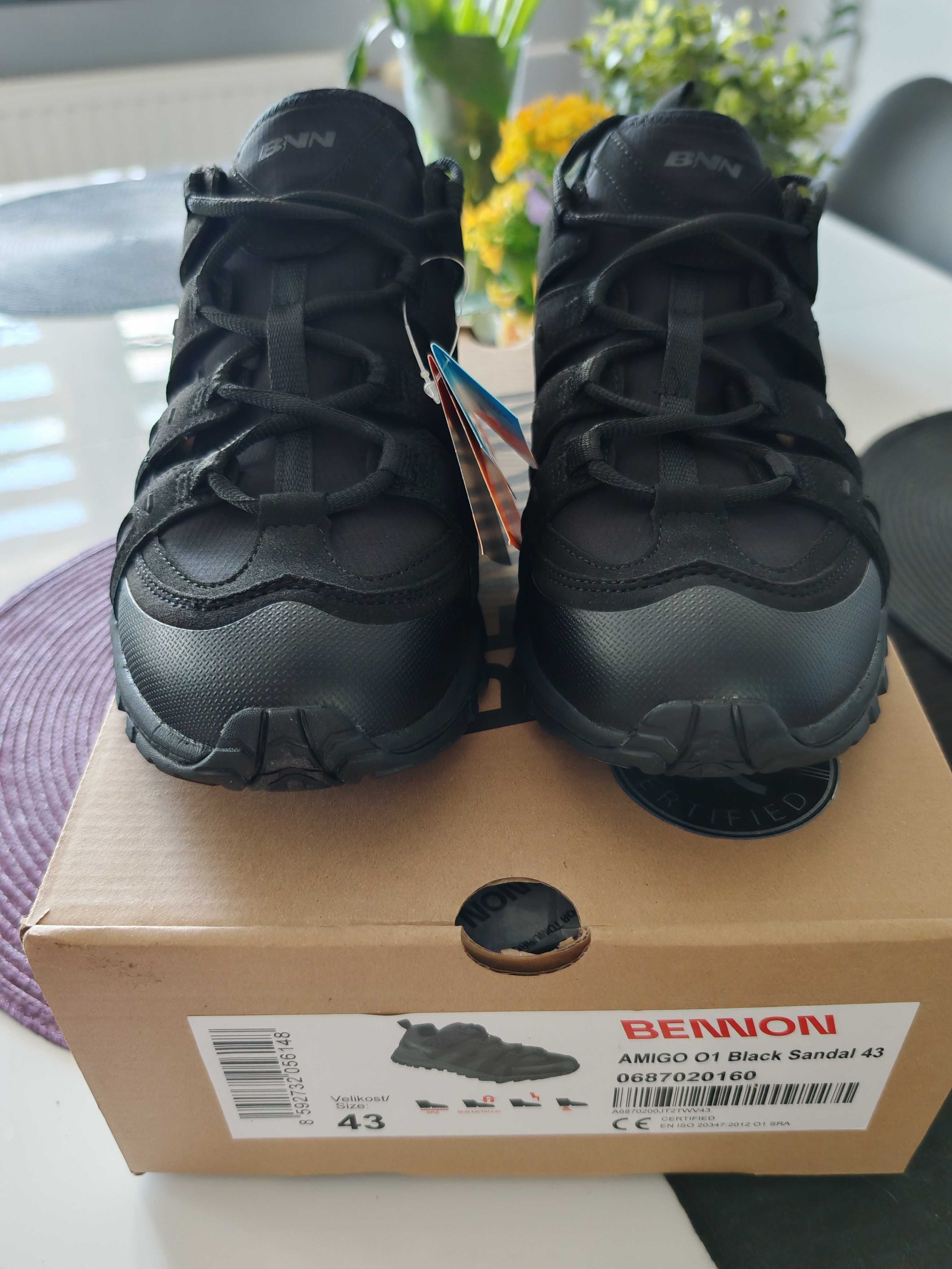 Lekkie Buty Taktyczne Bennon Amigo. Wojskowe, letnie, przewiewne r.43