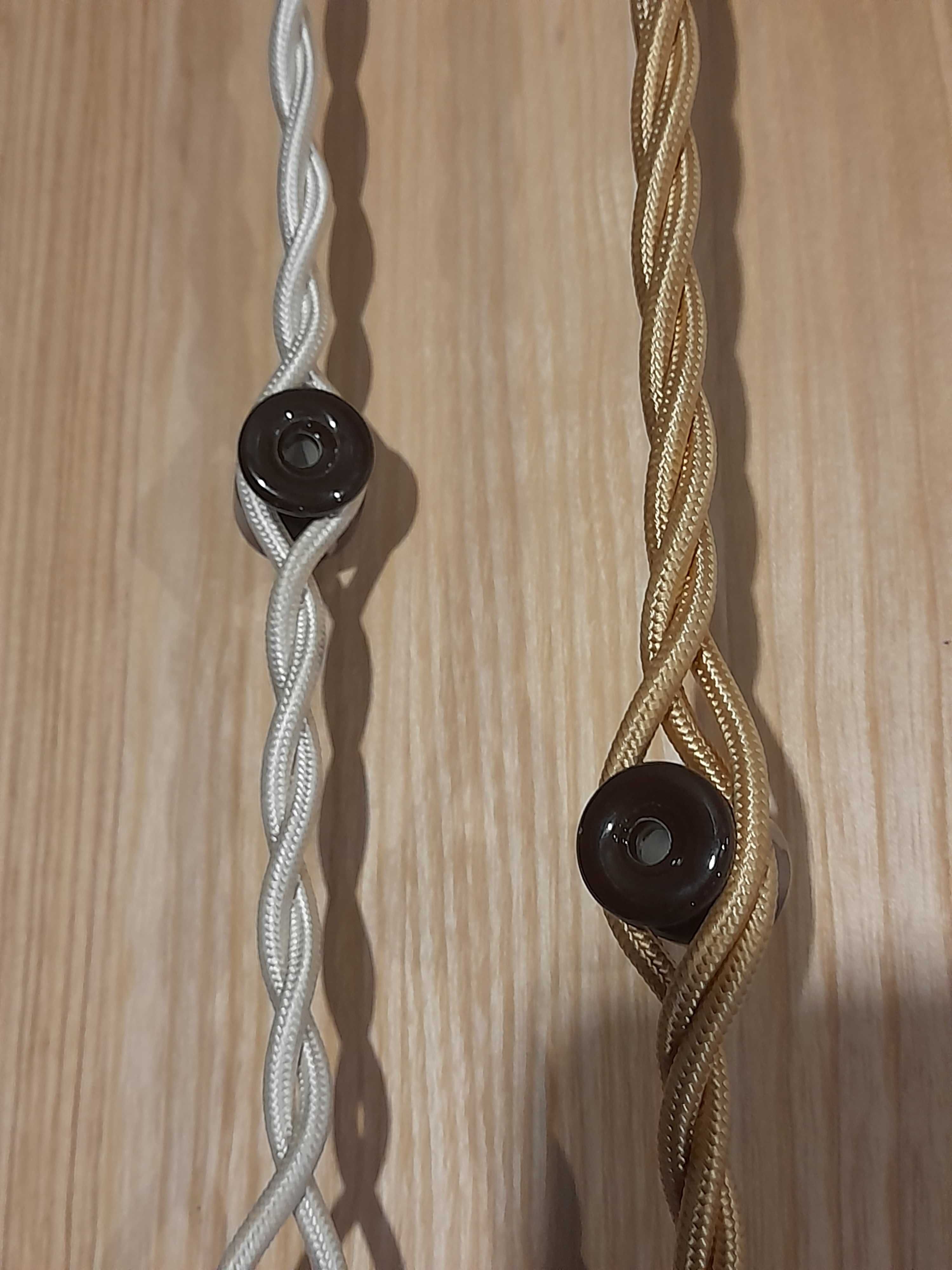 Керамічні ізолятори для ретро проводки / коричневі (Італія, оригінал)