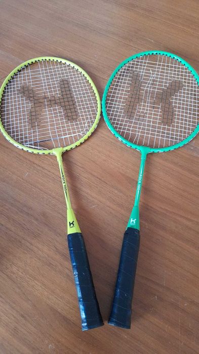 Kit de Badminton - 2 Raquetes + Peteca