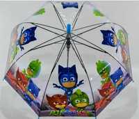 Детский зонт трость Герои в масках Гекко Алетт Кетбой pj masks
 .