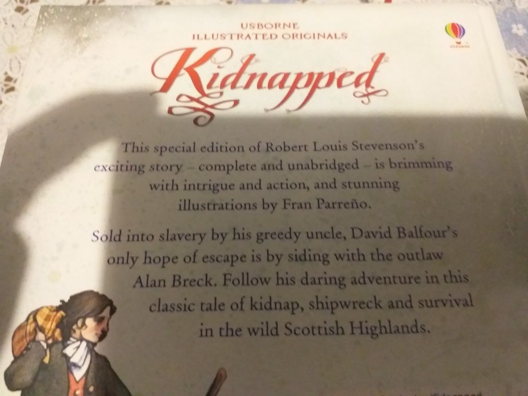 Книга англійською. Robert Louis Stevenson.  Kidnapped.