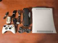 Xbox 360 Falcon Aurora 120GB. Pad + zasilacz + okablowanie.