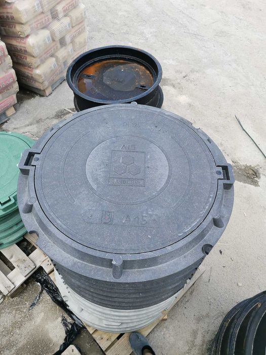 Kręgi betonowe fi 80, krąg, studnia, zbiornik na deszczówkę, pokrywy