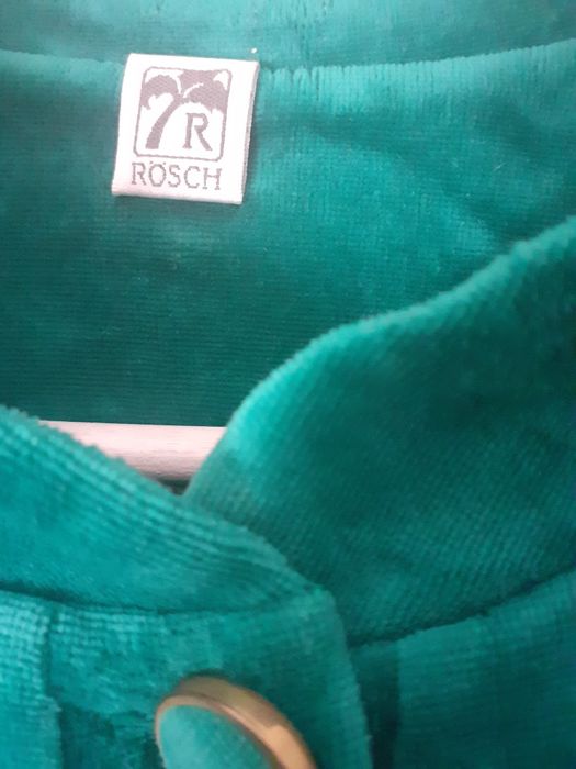 ROBE Vintage veludo verde garrafa tm L ( Novo)