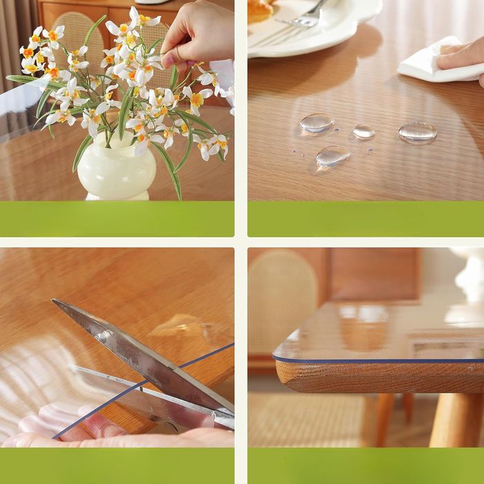 Podkładka Mata Ochronna na Blat Stół PCV Wodoodporna 1,5 mm 45x180 cm