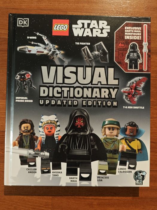 Livro Lego Star Wars Visual dictionary inclui Darth Maul