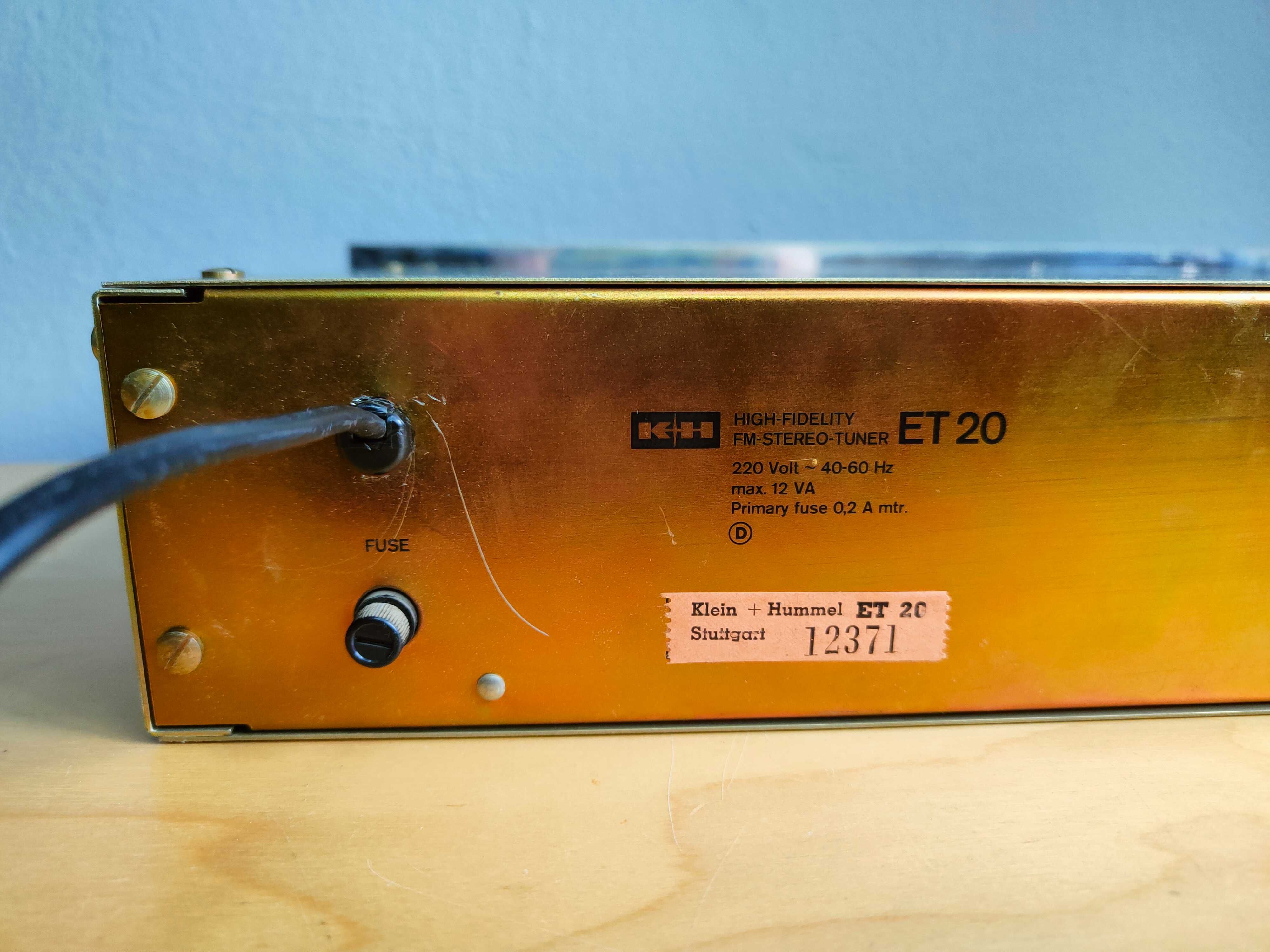 Klein Hummel ET 20 HIGH-FIDELITY tuner FM