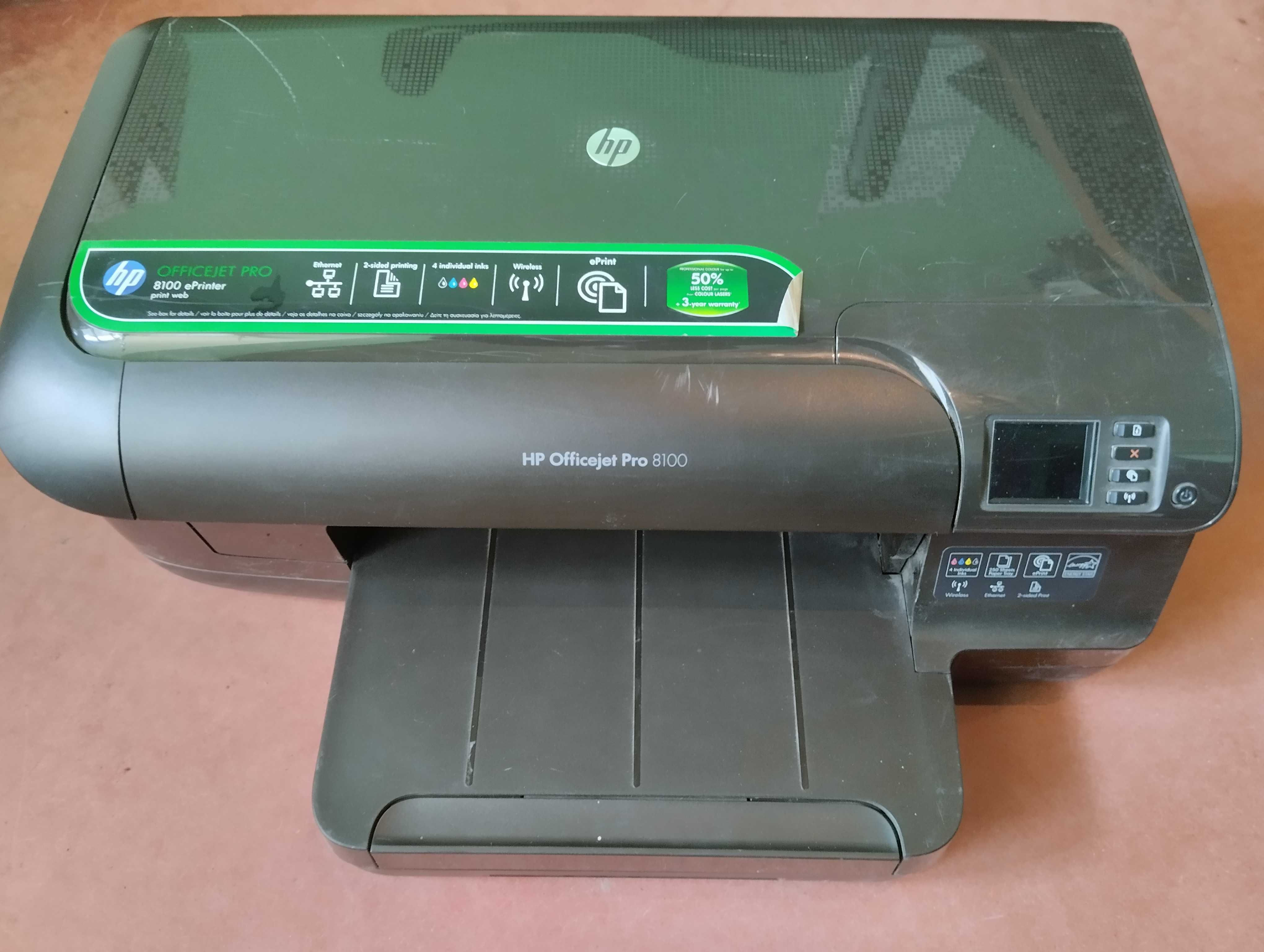 Принтер струйний кольоровий HP Officejet pro 8100