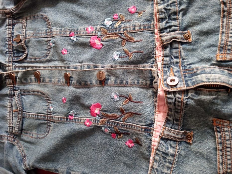 Kurteczka jeans spódniczka 122