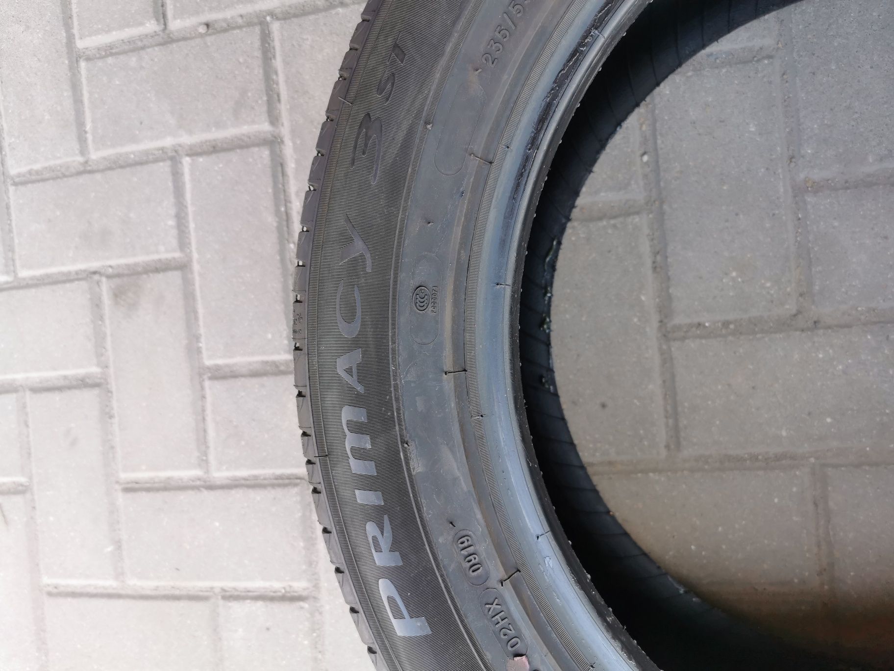 Komplet opon 235/55R18 100V Michelin Primacy 3ST z 2019r.