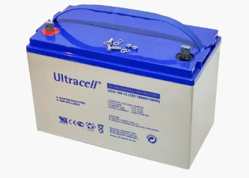 Акумуляторна батарея гелева, акб  Ultracell UCG100-12 GEL 12V 100 Ah