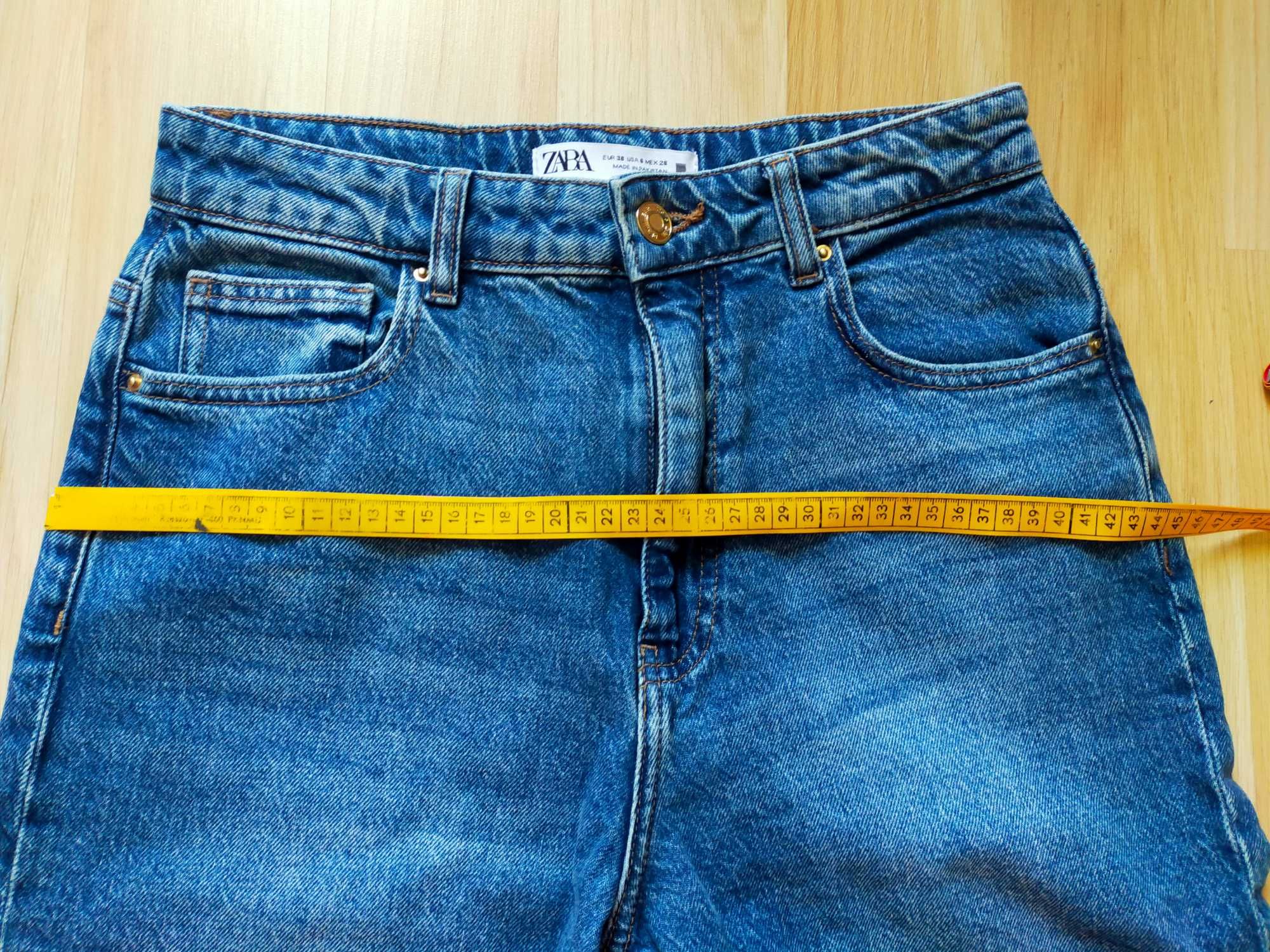 Mom jeans ZARA, rozmiar 38