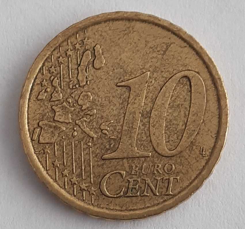 10 euro cent 2002 Włochy moneta kolekcjonerska