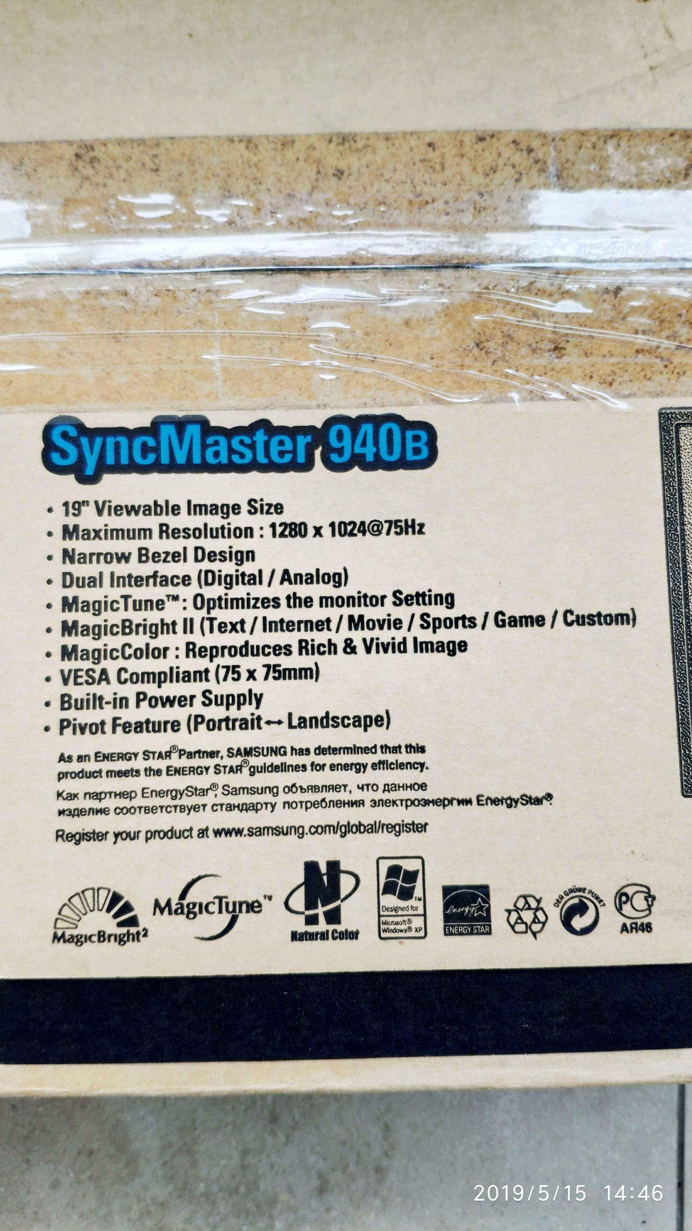 Монитор Samsung Sync master 940 b