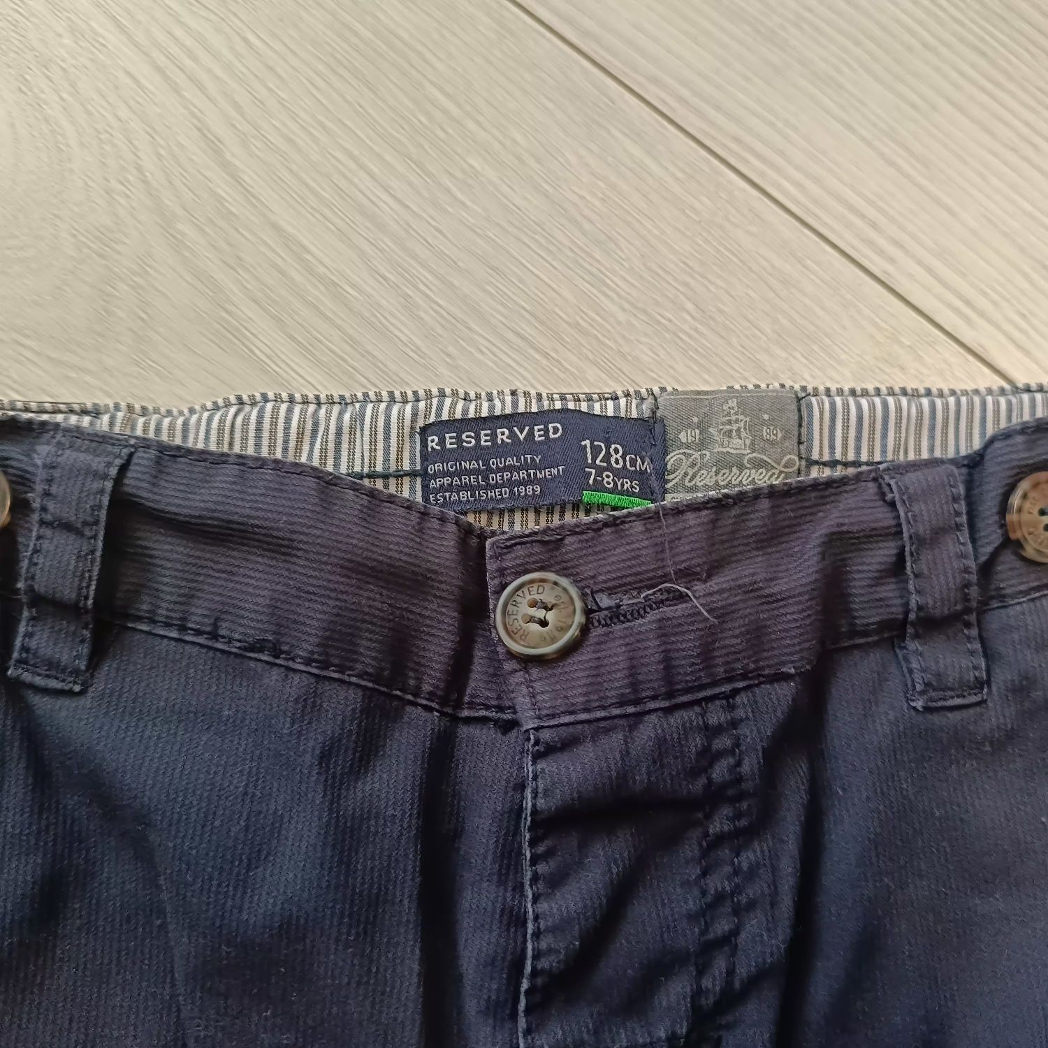 Spodnie Reserved 2pack granatowe chinosy