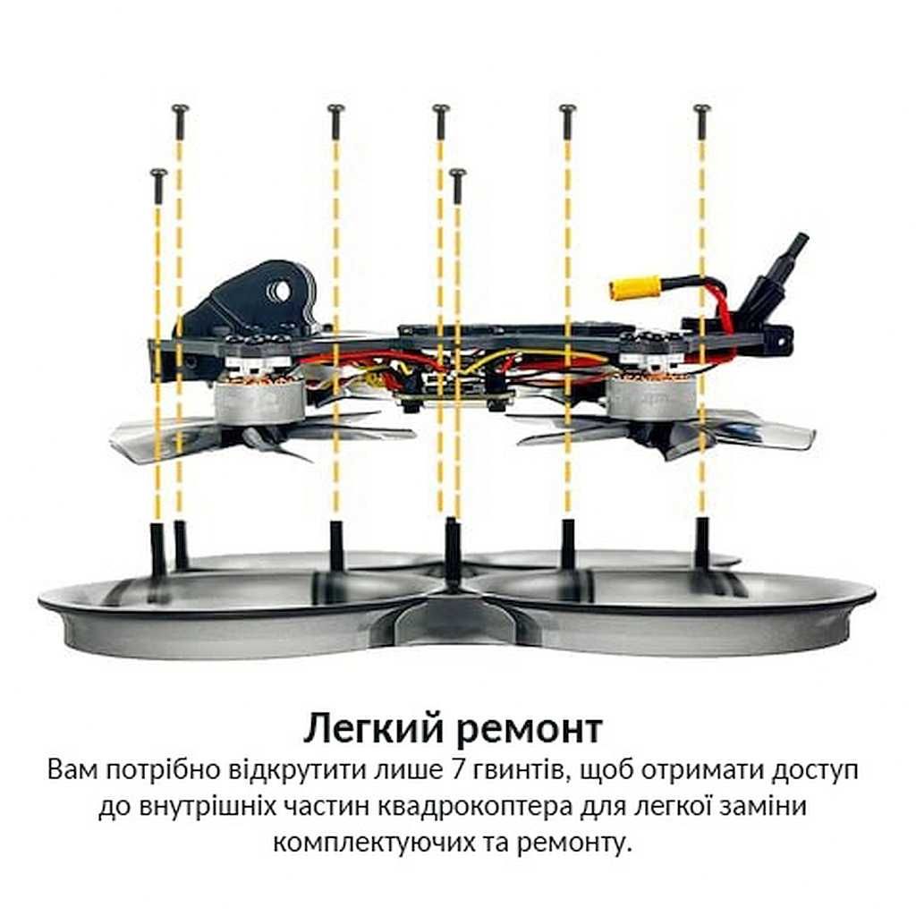 Наличие ELRS/TBS Сіневуп DarwinFPV CineApe25 дрон вупчік тінівуп фпв