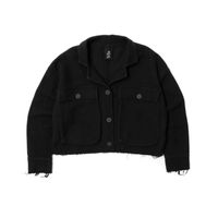 THOM KROM loose fit double pocket JACKET - BLACK жіночий піджак