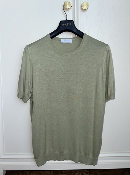 Трикотажная футболка из шелка Gran Sasso