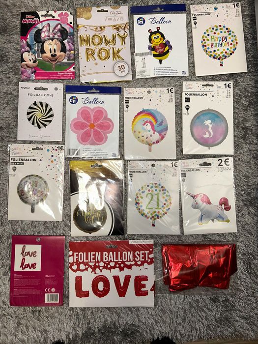 Zestaw  różnych balonów duża ilość