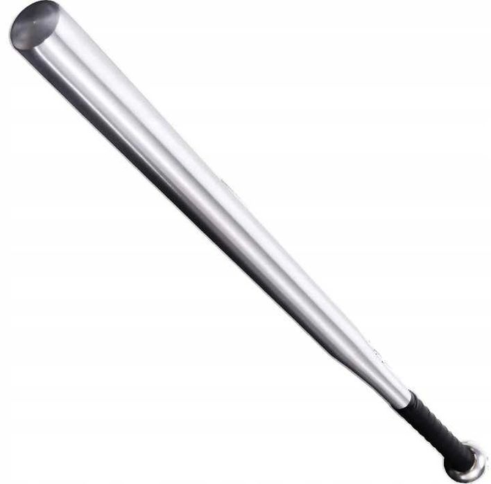 Ciężki Kij Baseballowy Bejsbolowy 25 cali 900g Srebrny Stop Metali HIT