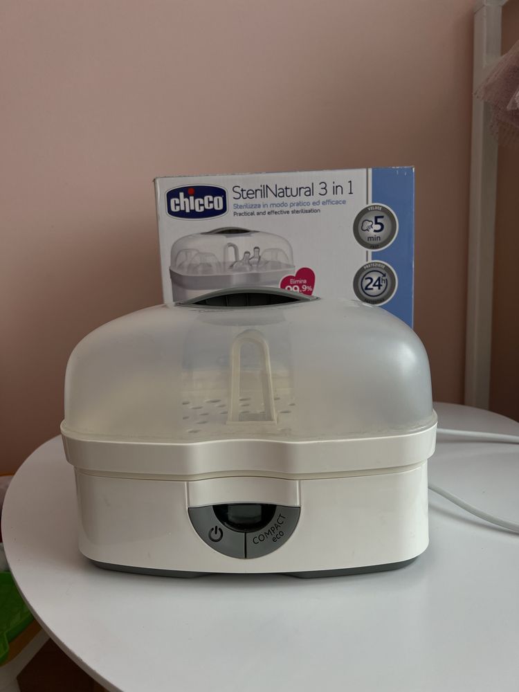 Sterelizator elektryczny Chicco 3 w 1 do butelek i smoczków