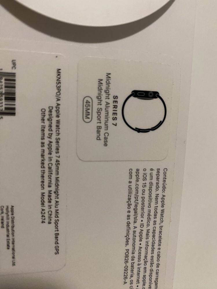 Apple Watch Series 7 45mm c/ garantia